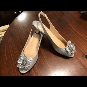 J. Renee Silver Shoes